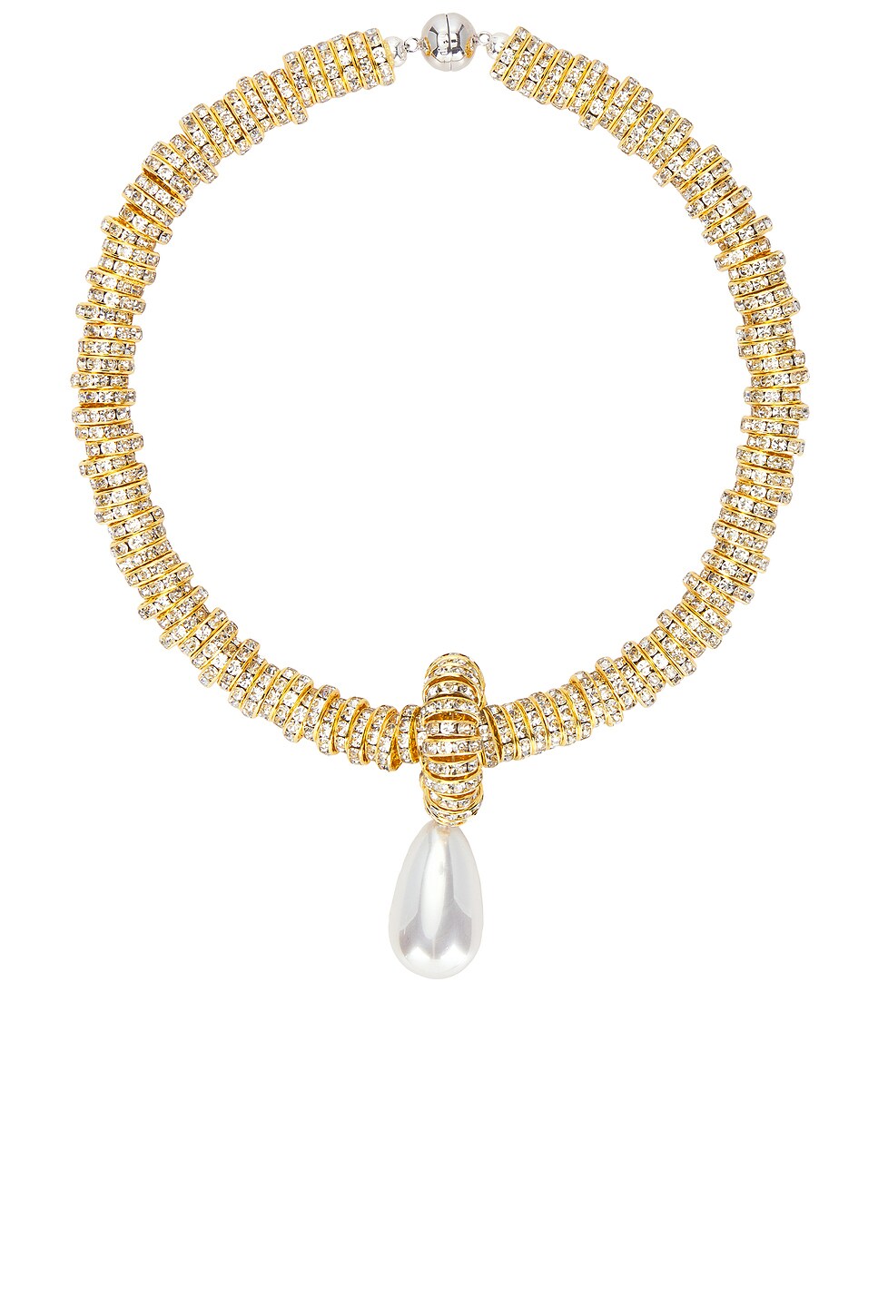 Pearl Drop Gold Necklace