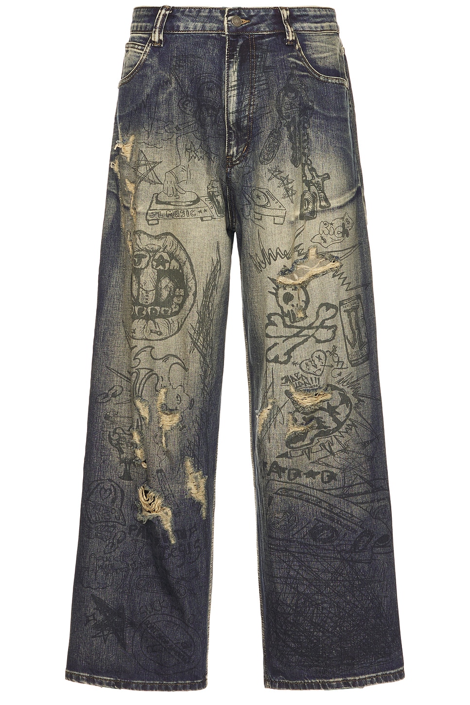 Grafitti Colossus Washed Jeans