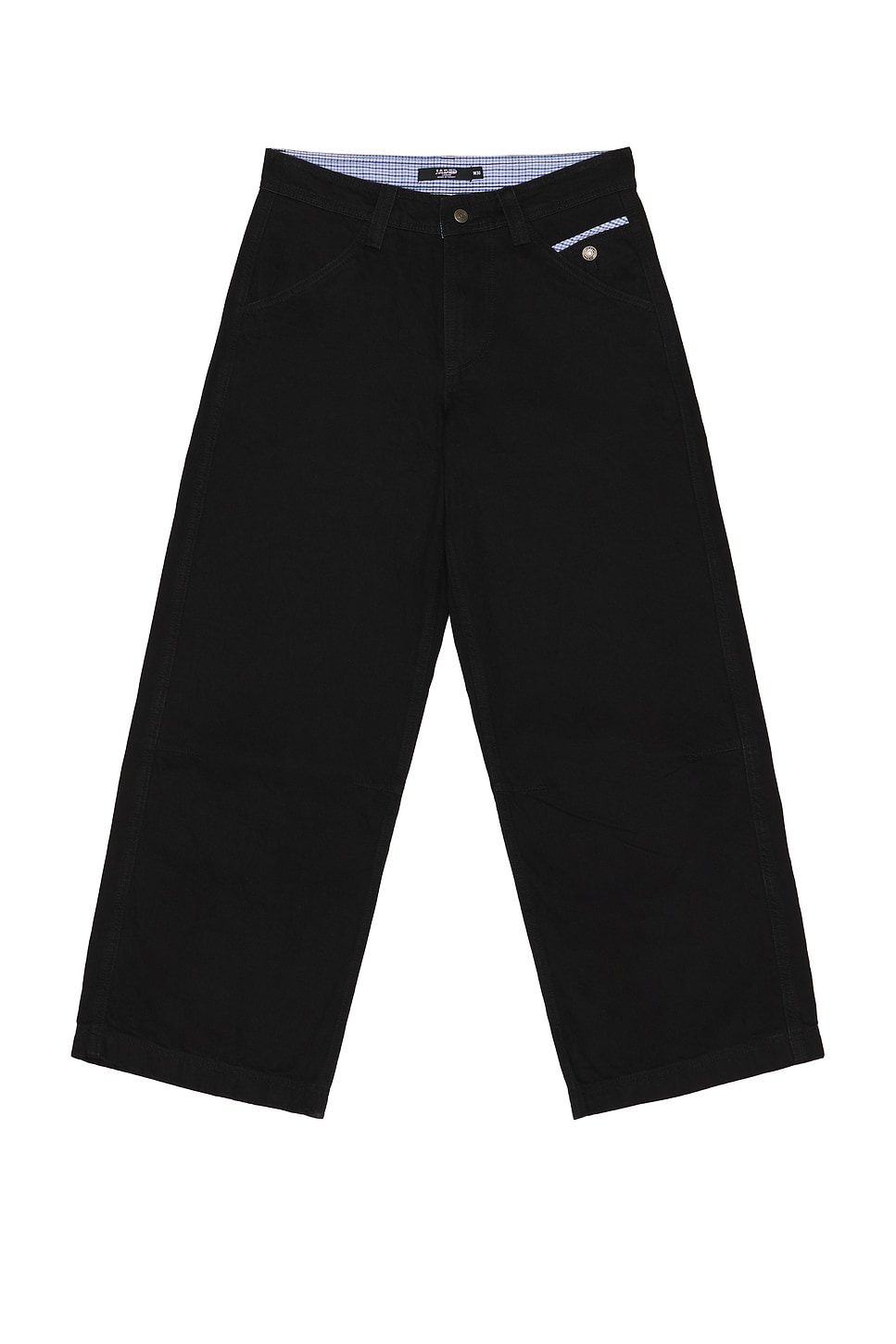 black wide denim archive jaded london 似 Jaded London LDN Applique Colossus Jeans in Black | REVOLVE