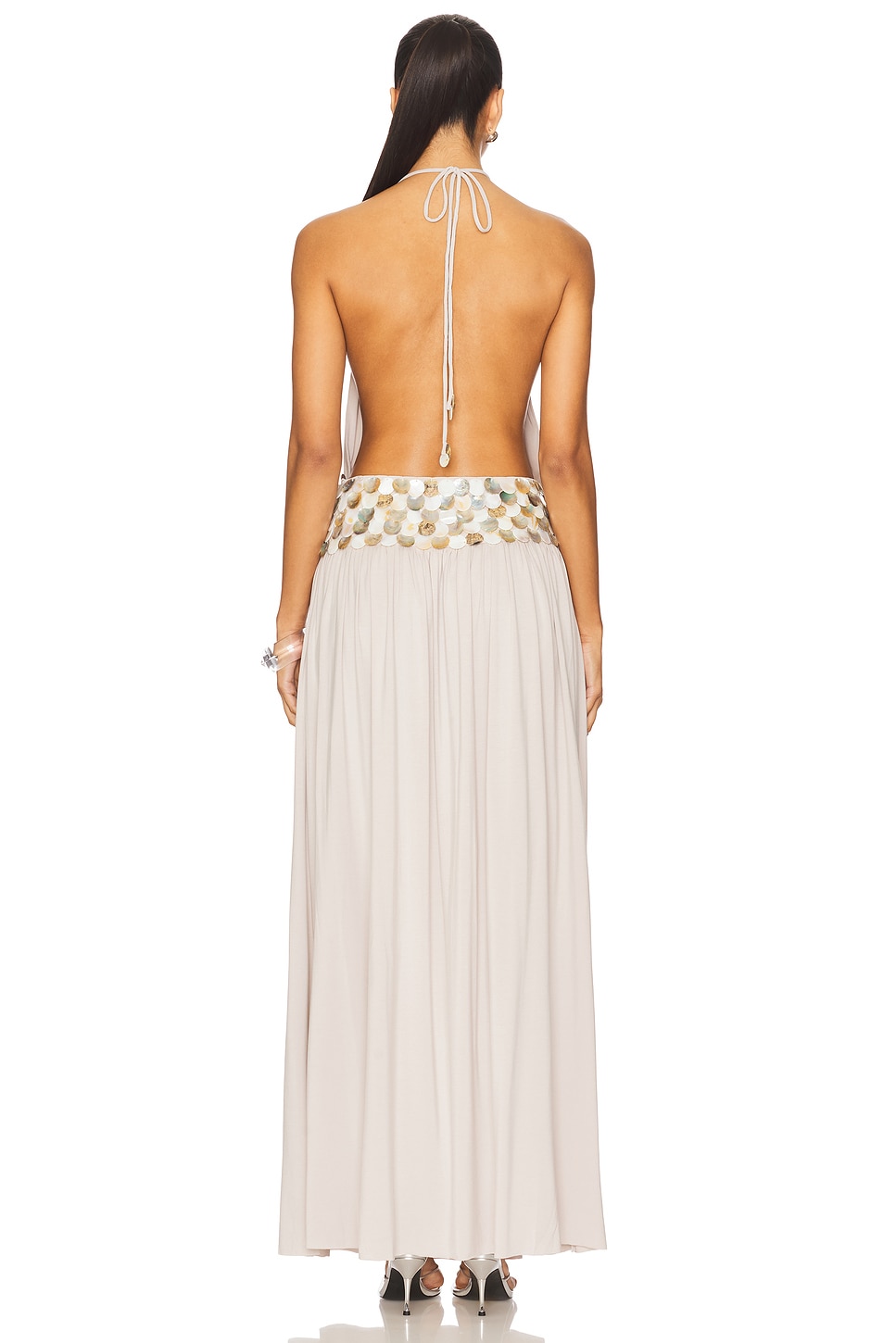 Jaded London - Plunge Maxi Belt Dress