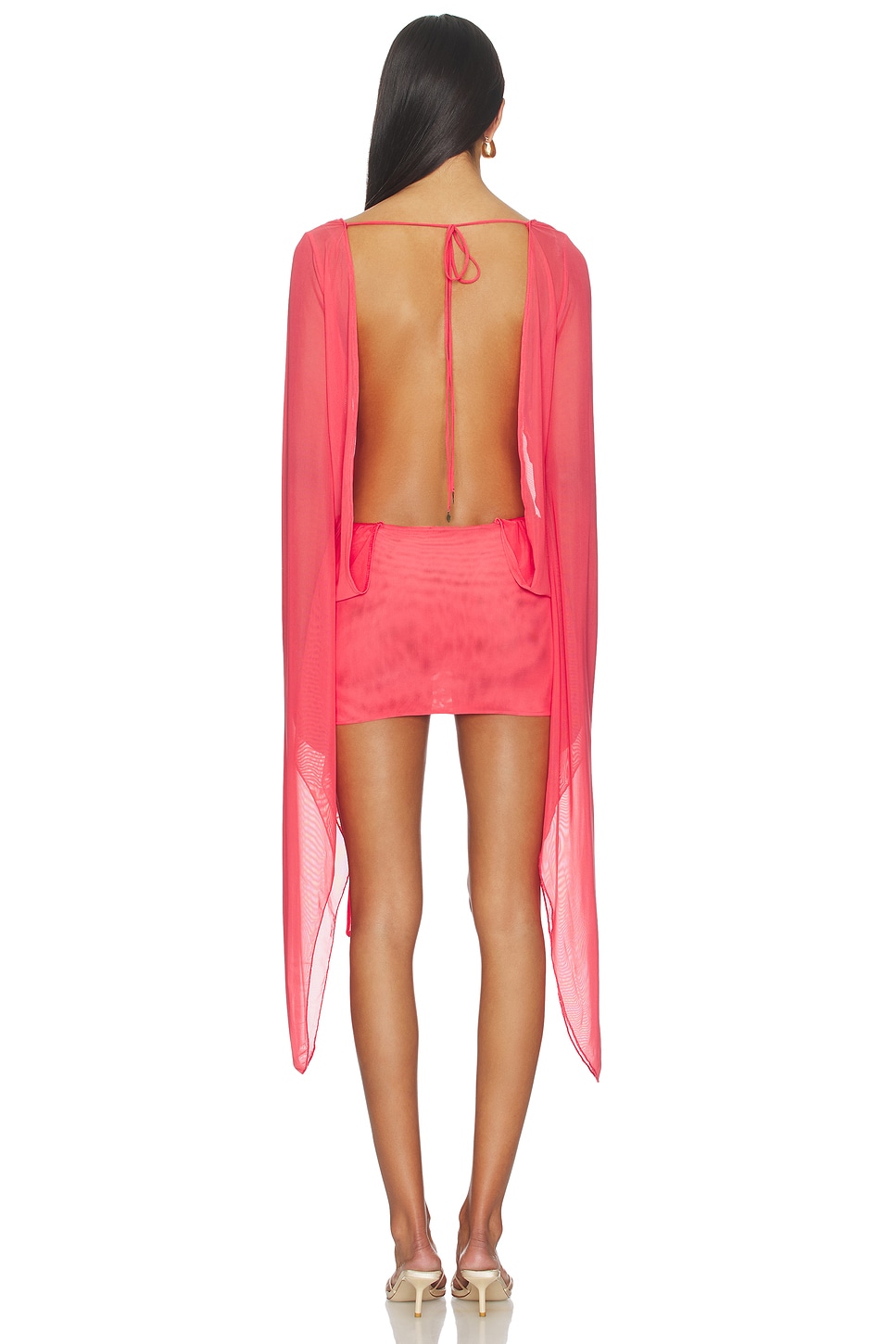 Jaded London Aria Mesh Mini Dress thumbnail