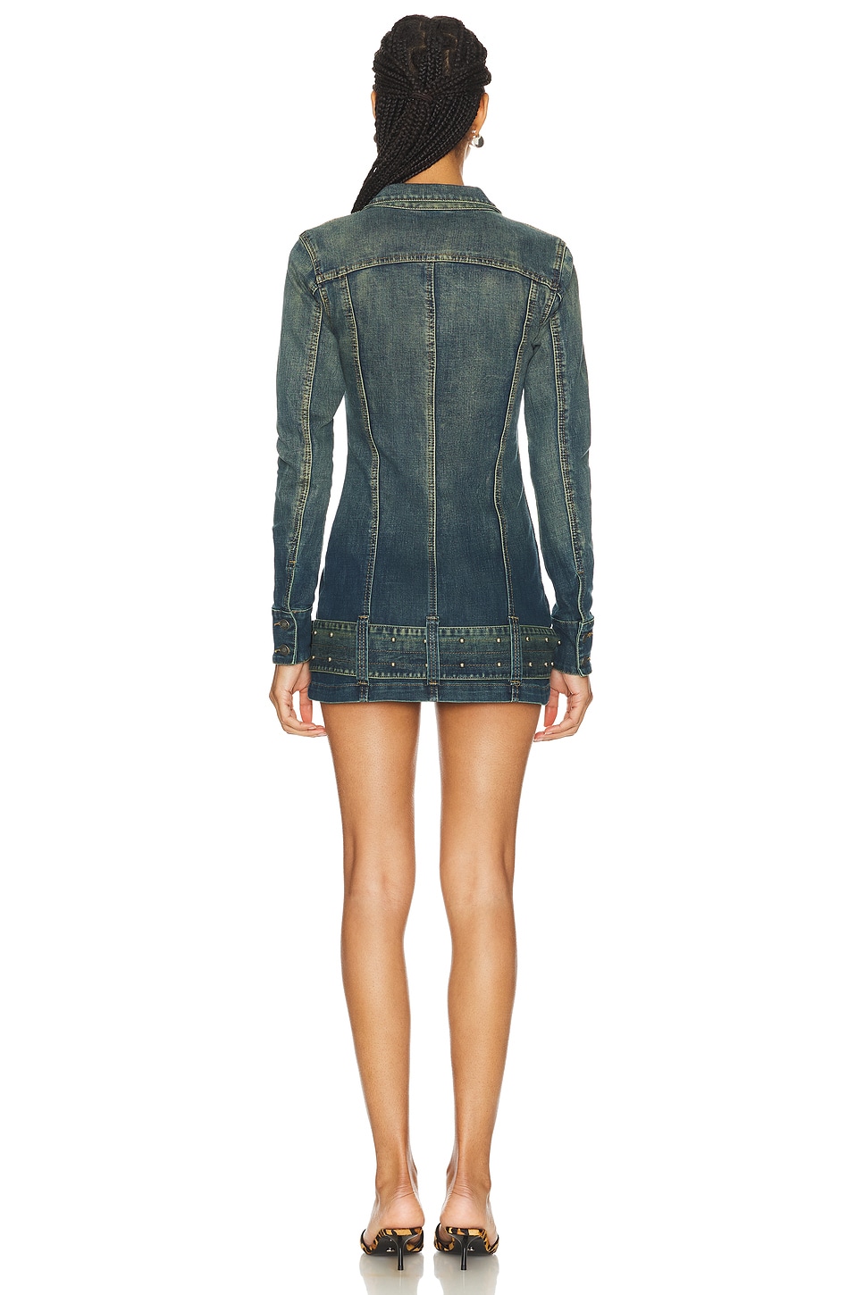 Jaded London - Denim Dress With Belt | Plush