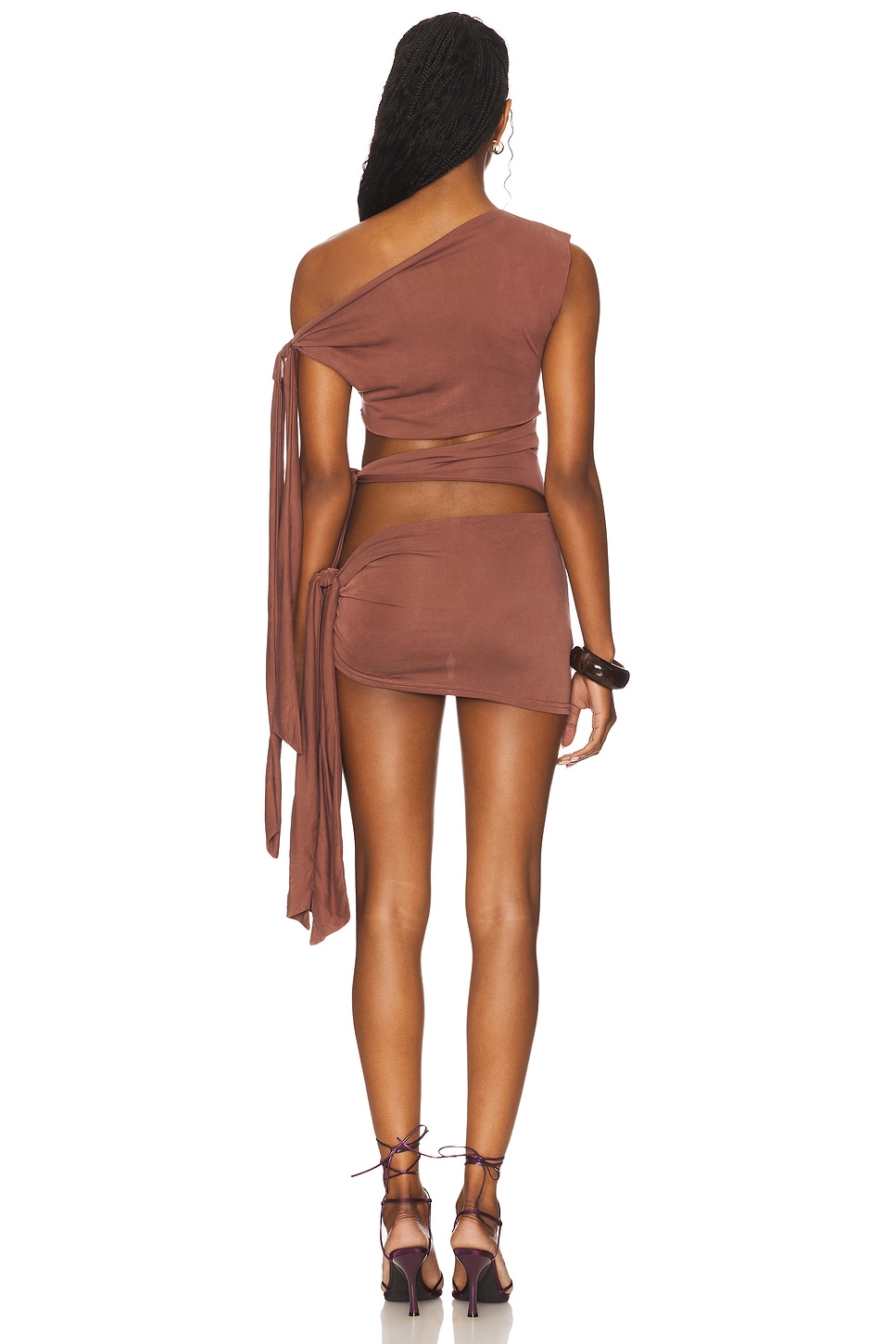 Mena Knotted Mini Dress
