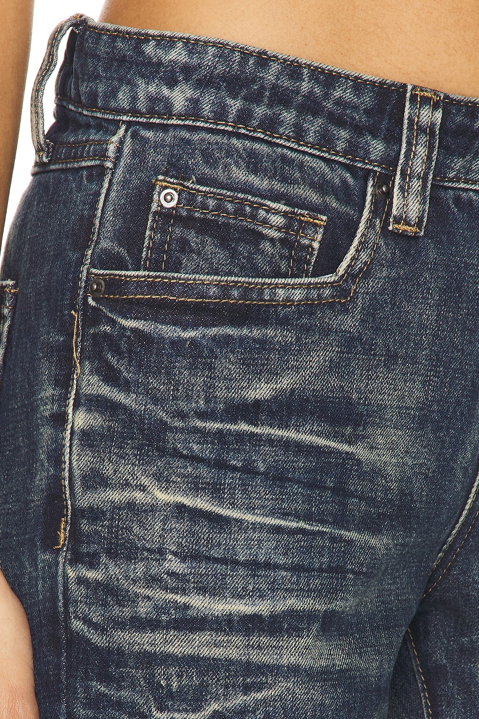 Jaded London Extreme Flare Jeans in Blue Wash | REVOLVE