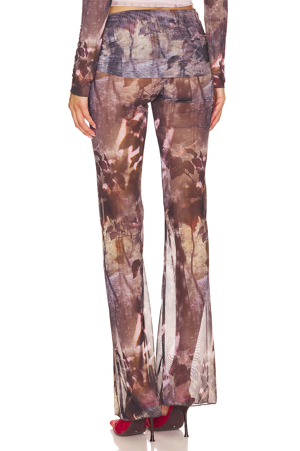 Jaded London Printed Fold Over Trousers