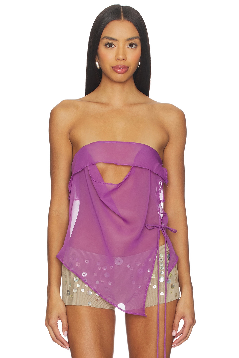 Jaded London レースアップピンクタンクトップス Jaded London レースアップピンクタンクトップス Shop Pink Rhea Lace