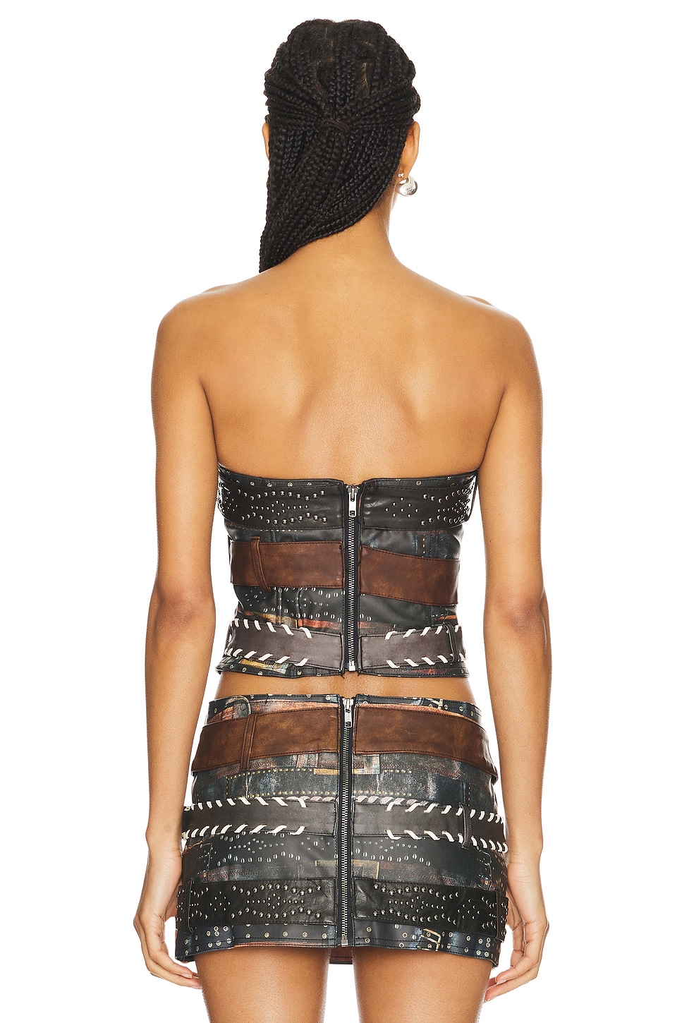 Jaded London Belt Bandeau Top