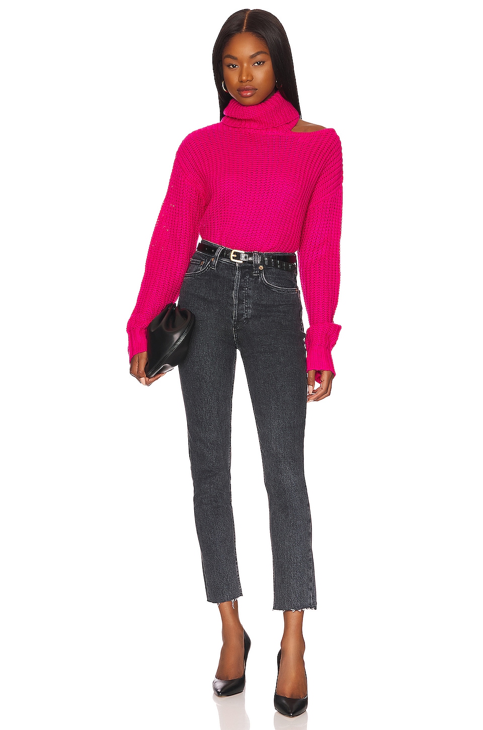 John + Jenn Cyrus Sweater in Lemon Ciao main image 0