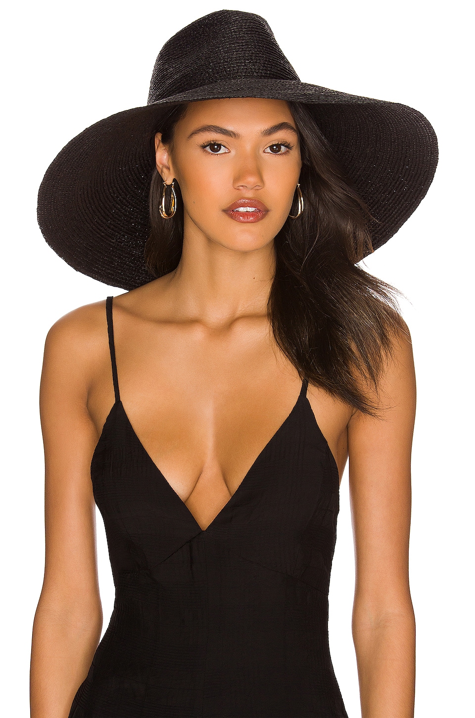 Janessa Leone Tinsley Hat in Black