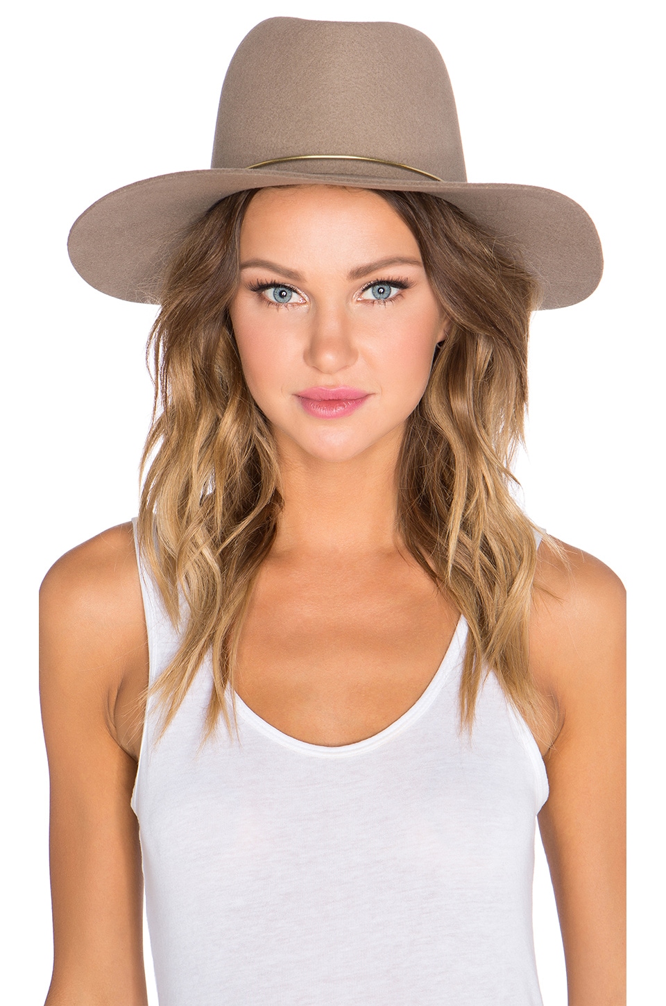 Janessa Leone Lassen Hat In Almond Revolve