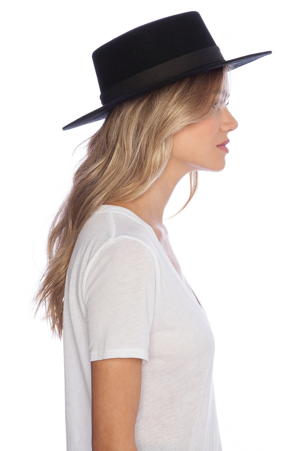 Janessa Leone Gabrielle Hat in Black