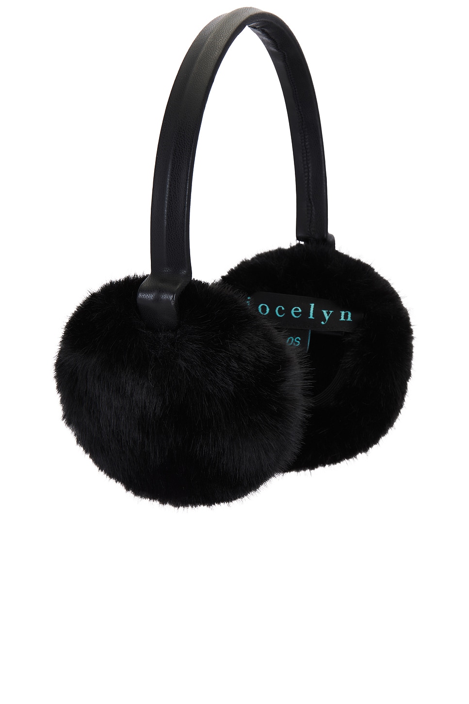 REVOLVE Jocelyn Faux Fur Ear Muffs jocelyn Faux Long Hair Fur Earmuffs in Black | REVOLVE main image 4