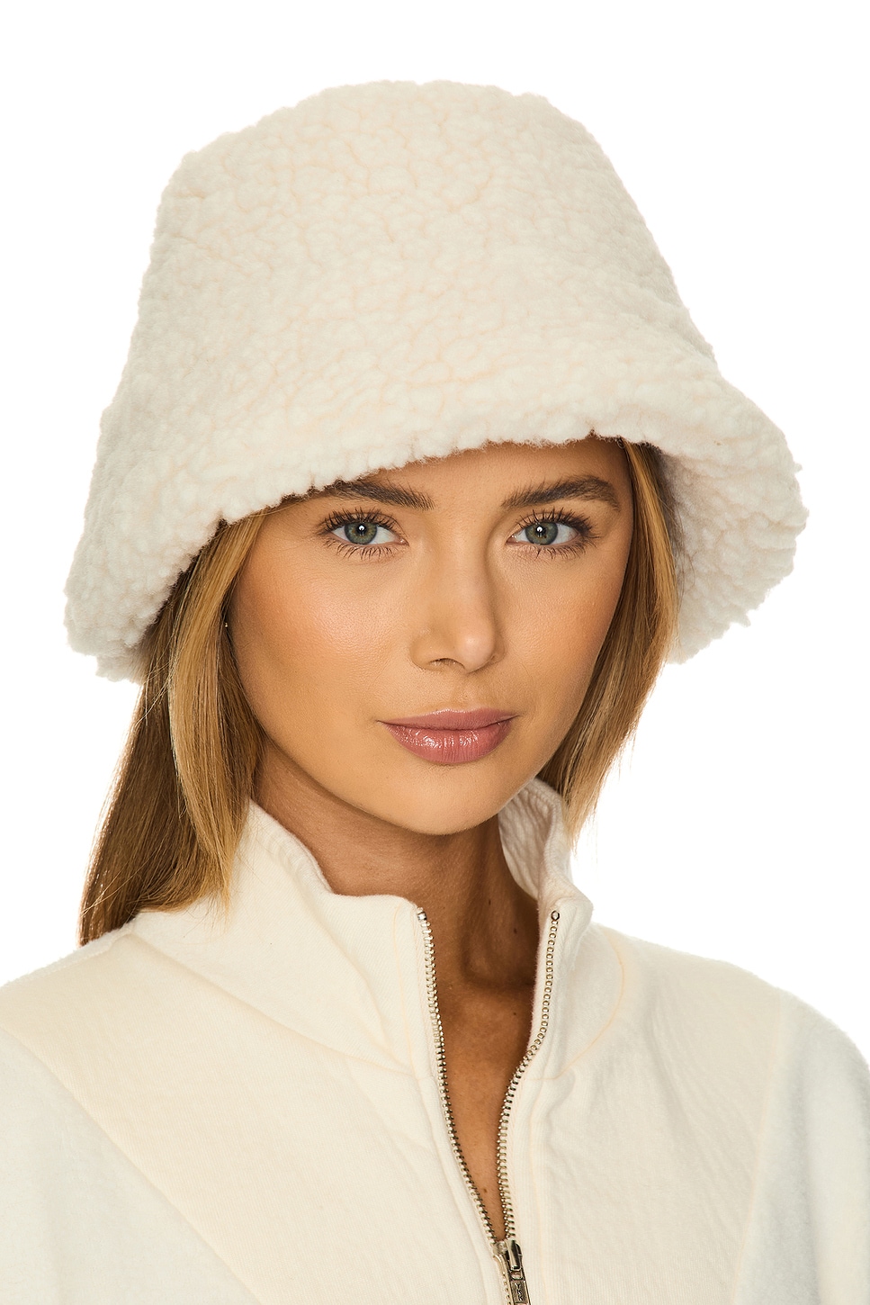 Faux Shearling Bucket Hat