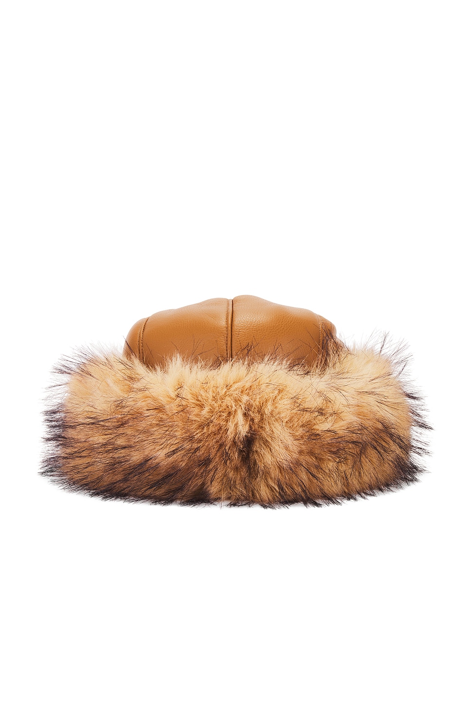 Faux Shearling Roller Hat