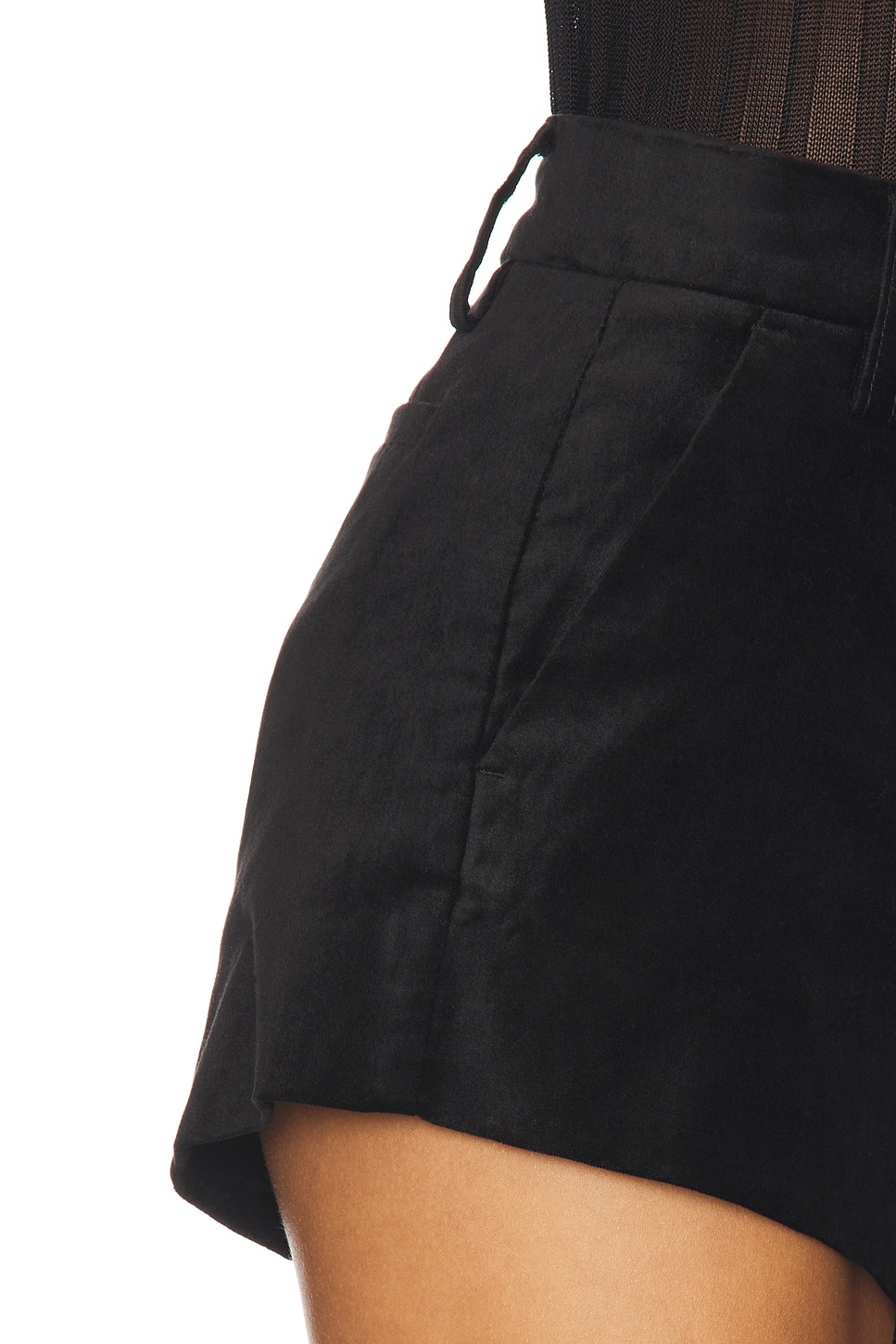 The Mini Velvet Trouser Short