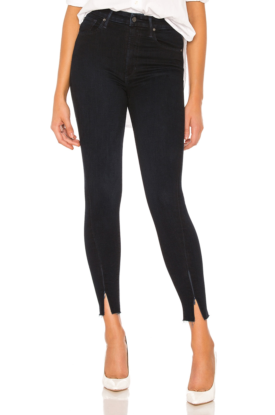 Joe's Jeans X We Wore What The Danielle High Rise Skinny in Dark Indigo