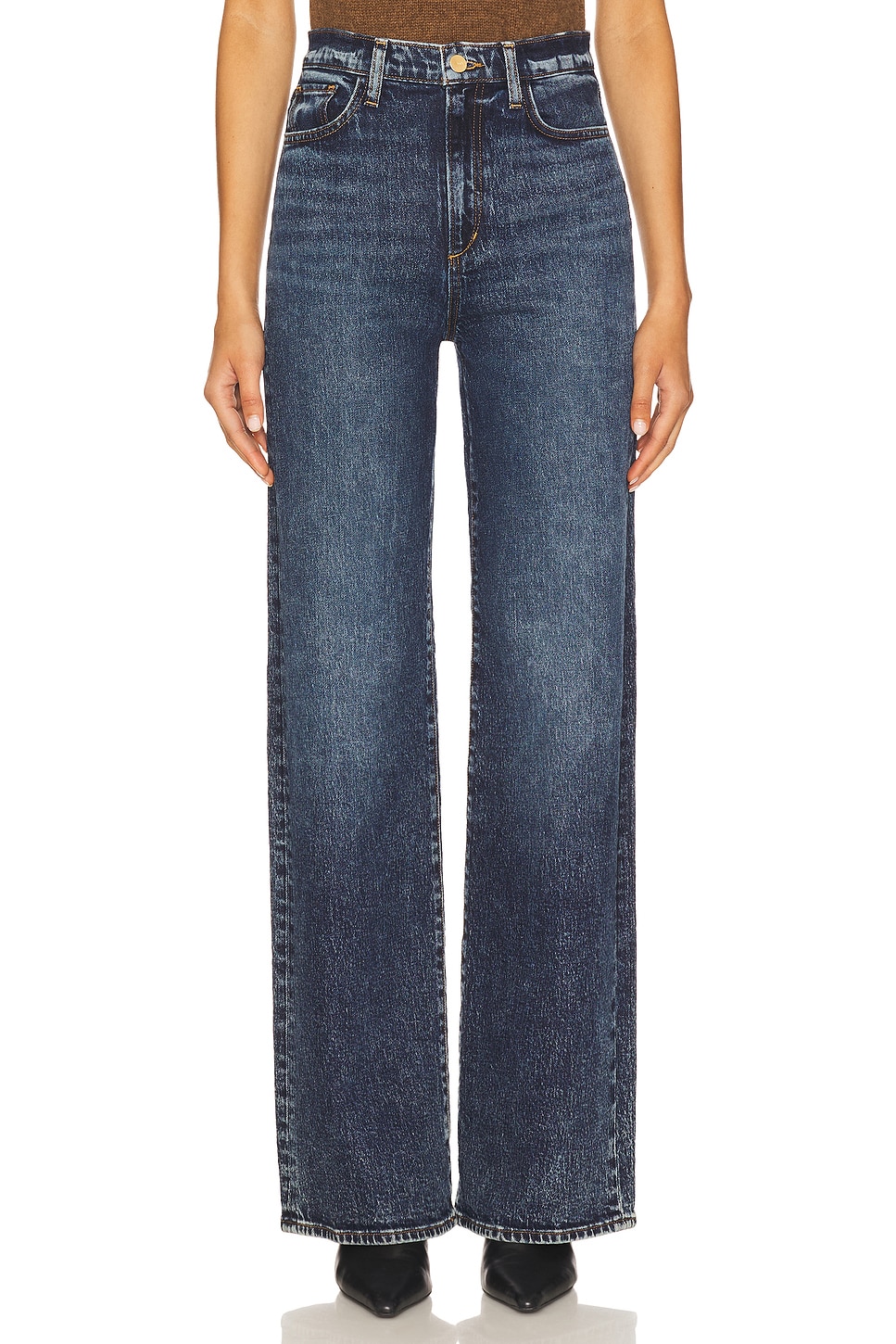 Joe's Jeans Mia High Rise Wide Leg Jeans in Kindness | REVOLVE