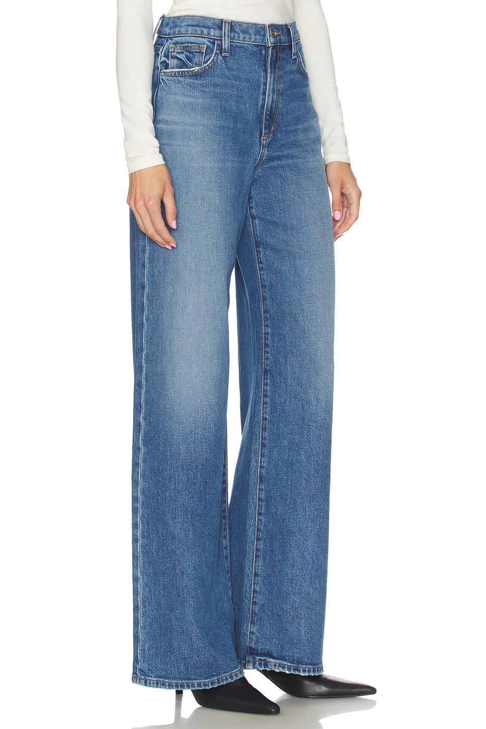 Mia Wide Leg Petite Jeans - thumbnail 3