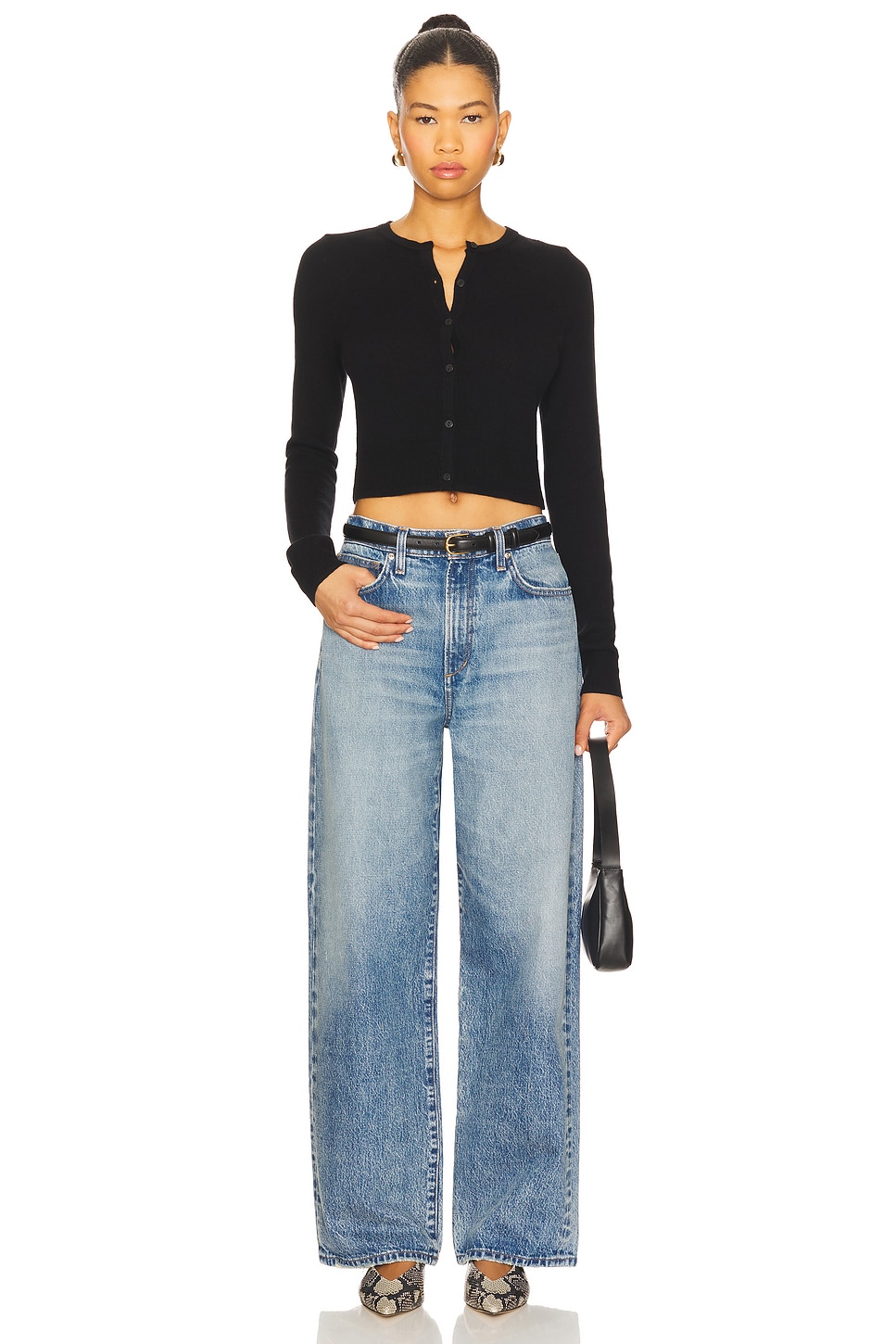 Joe's Jeans Dani Cashmere Cardigan in Black | REVOLVE