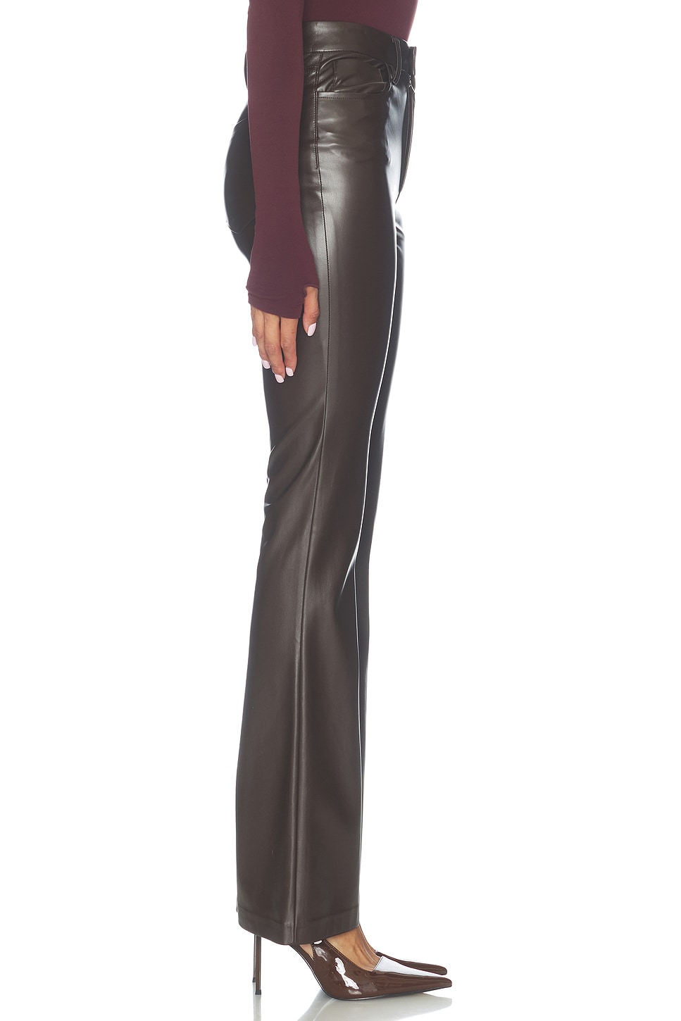 Joe's Jeans The Faux Leather Hi Honey Bootcut Pants
