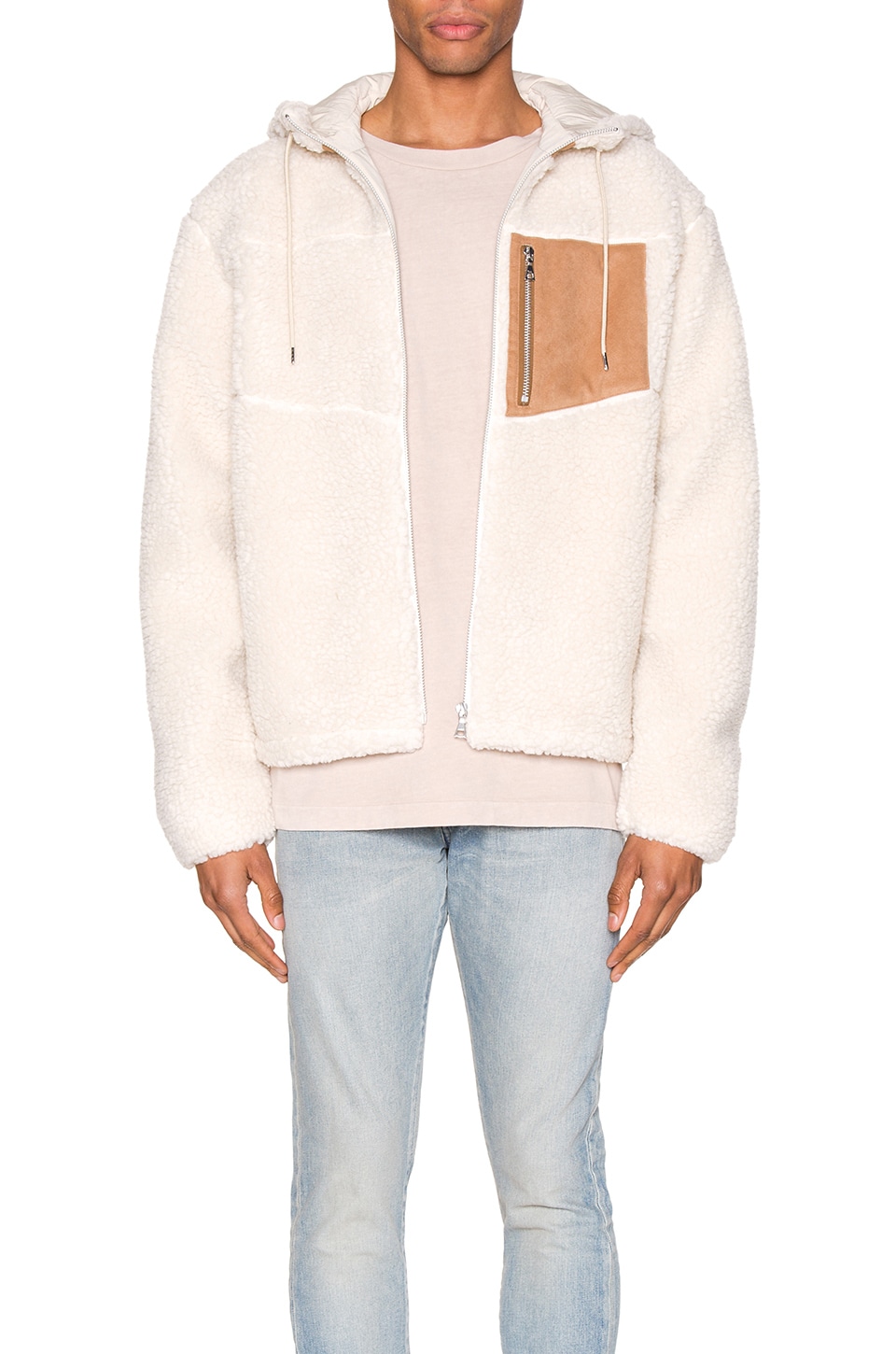 John Elliott Accessories Boulder Polar Fleece Zip Hoodie