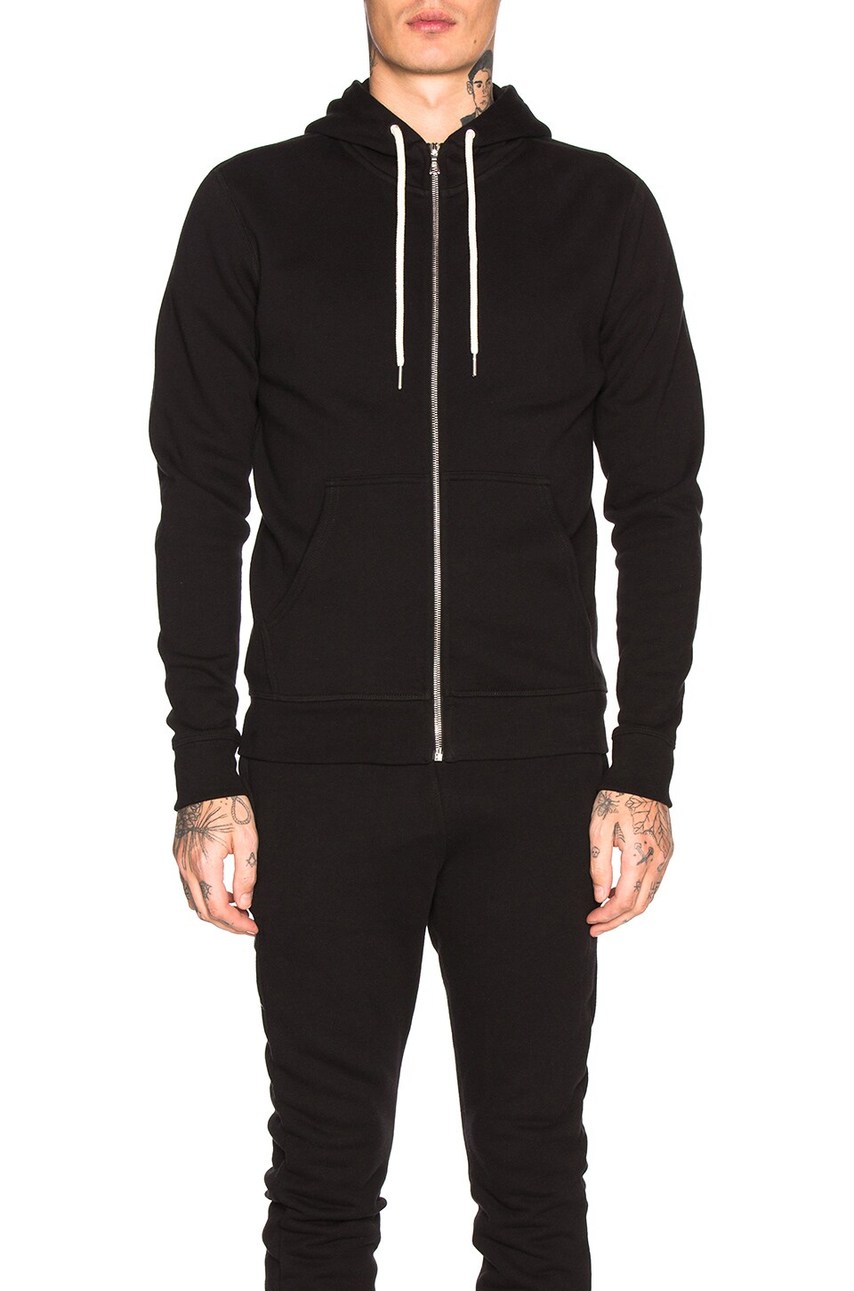 JOHN ELLIOTT SWEAT À CAPUCHE À GLISSIÈRE FLASH 2