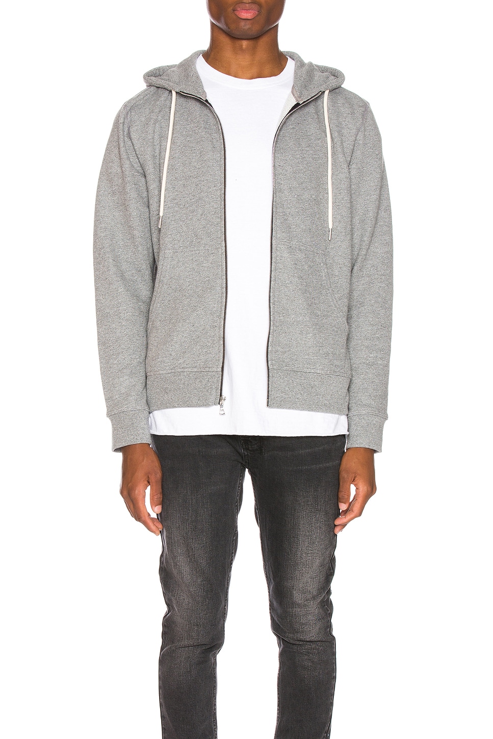 JOHN ELLIOTT Flash 2 Full Zip Hoodie in Dark Grey | REVOLVE