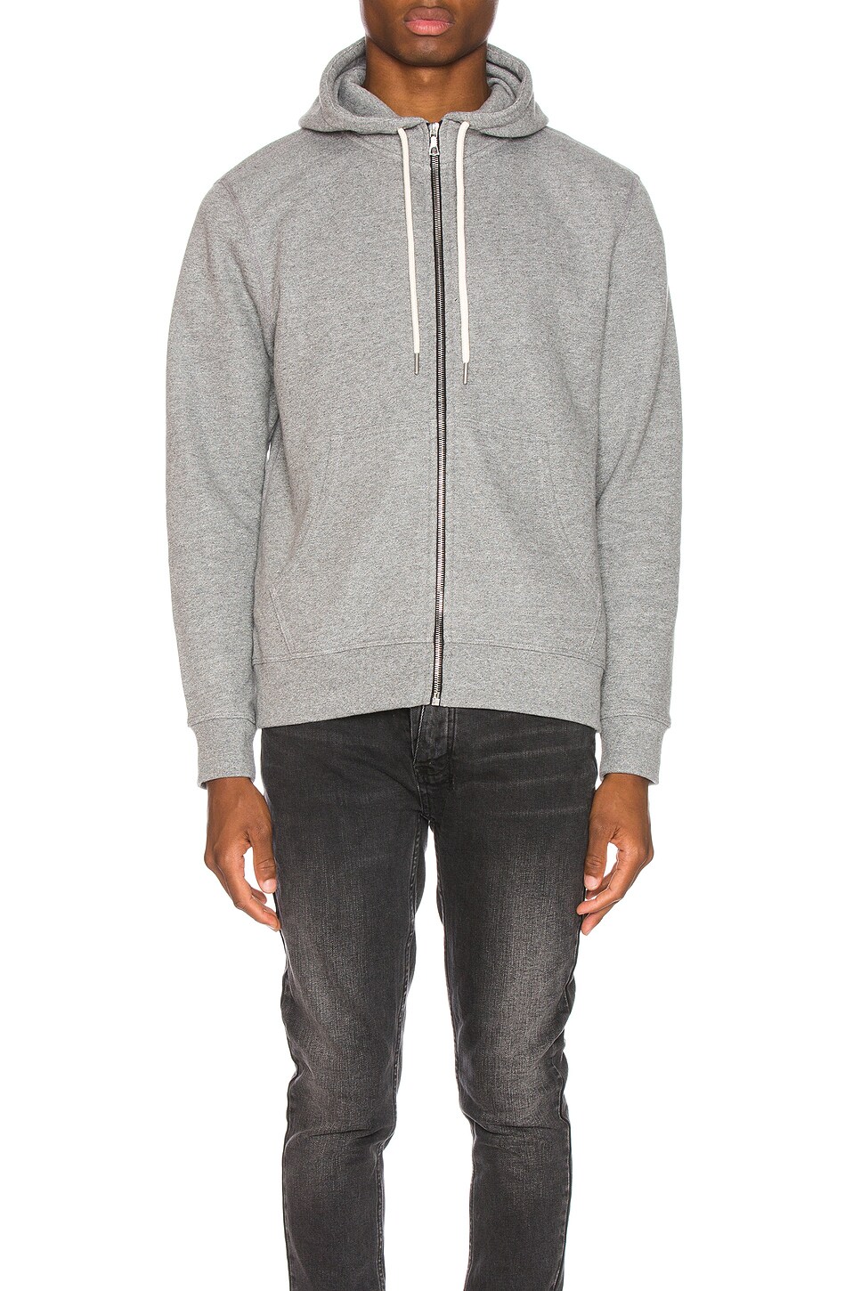 JOHN ELLIOTT Flash 2 Full Zip Hoodie in Dark Grey
