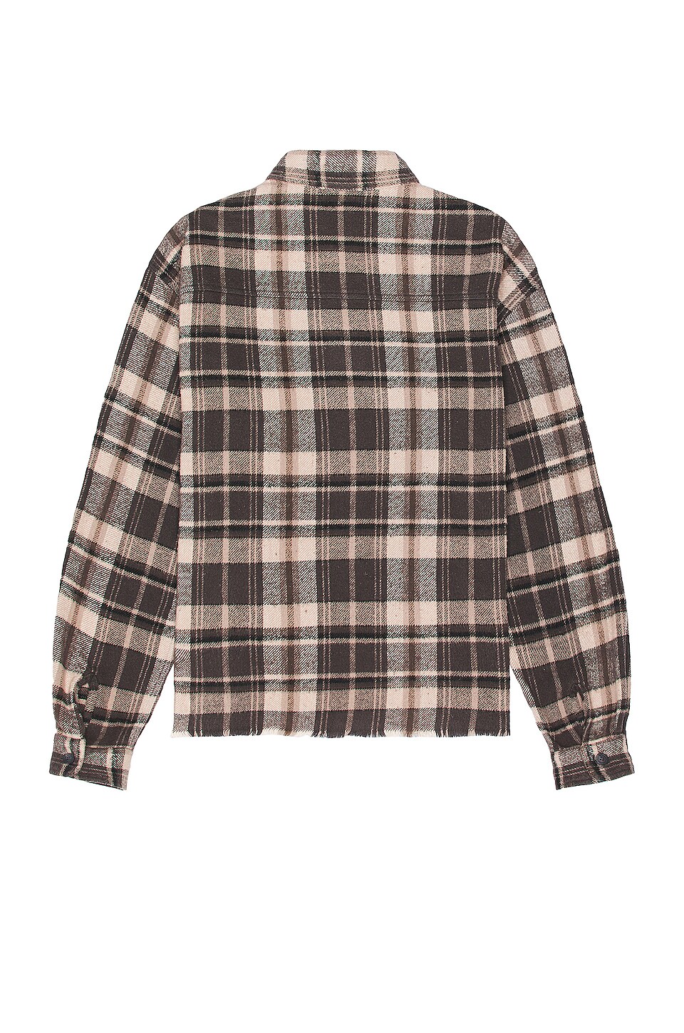 JOHN ELLIOTT Hemi Oversized Shirt in Lagoon Check