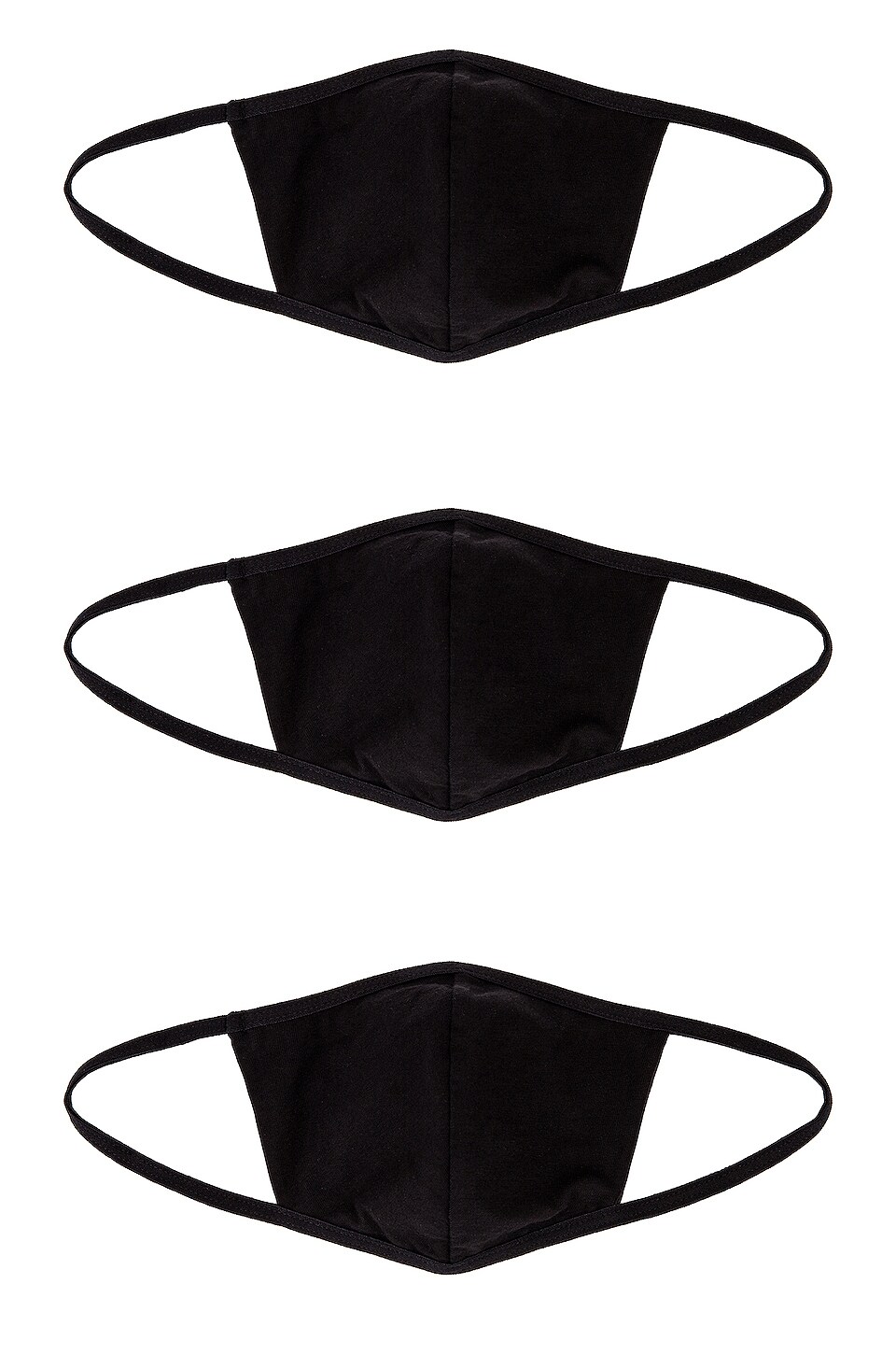 JOHN ELLIOTT 3 Pack Face Mask in Black