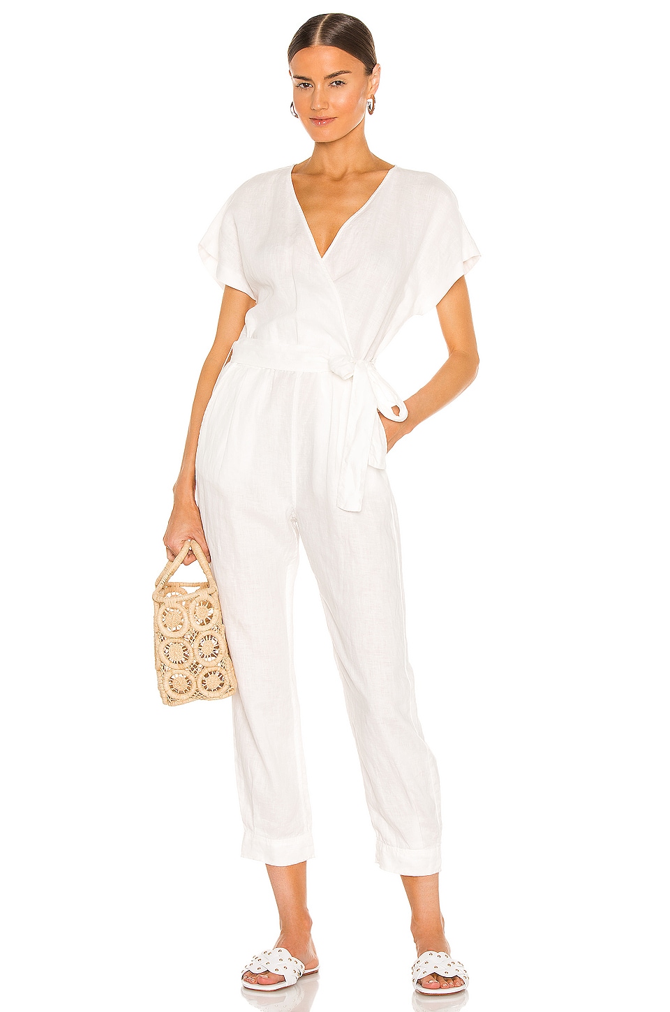 The Best White Linen Beach Pants of The Summer - JetsetChristina