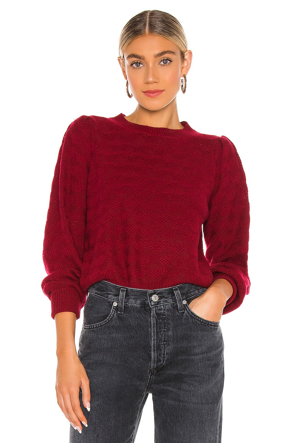 Joie Nadalia Sweater in Rhubarb | REVOLVE