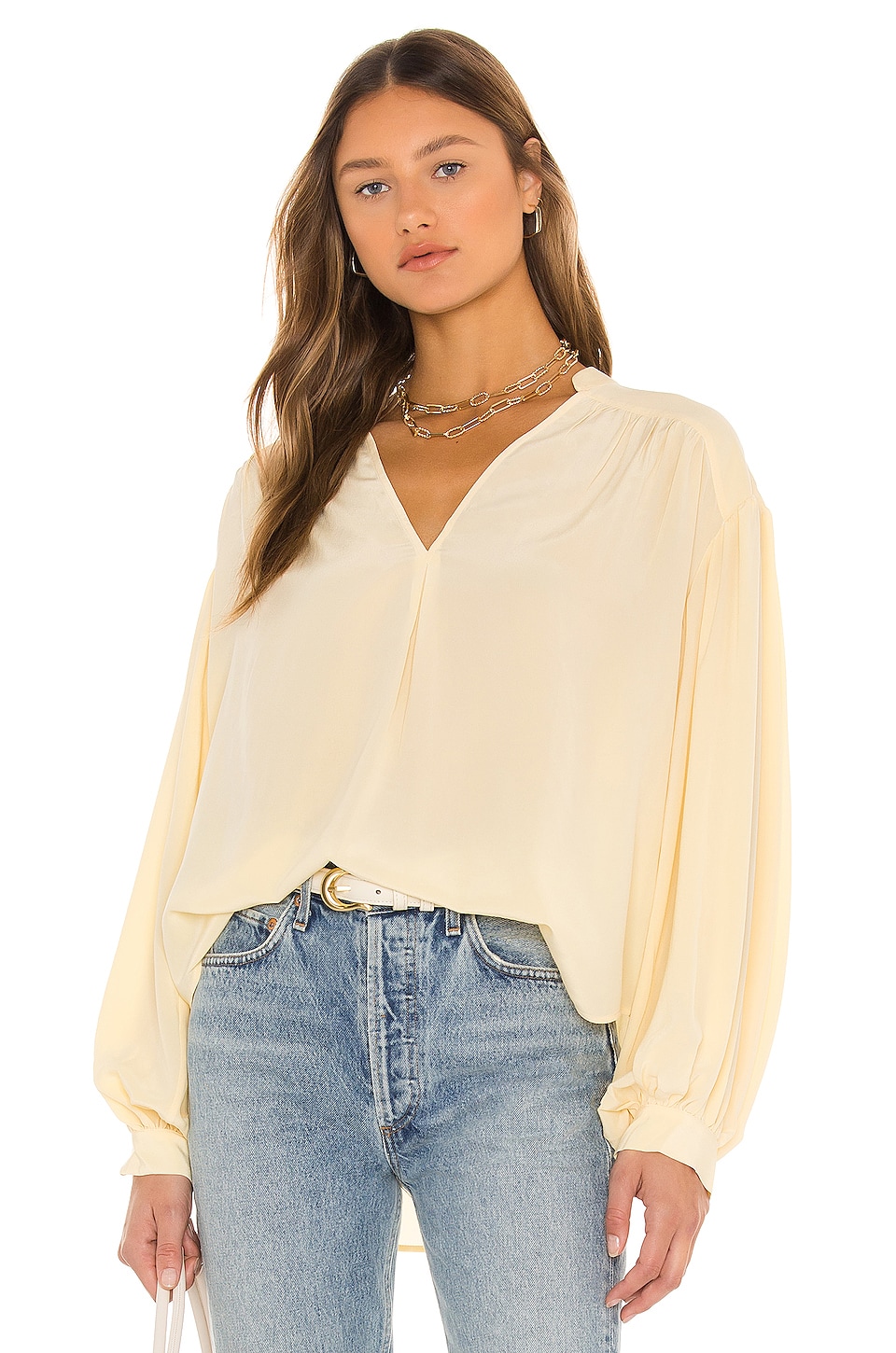 Joie Lasha Top in Custard | REVOLVE