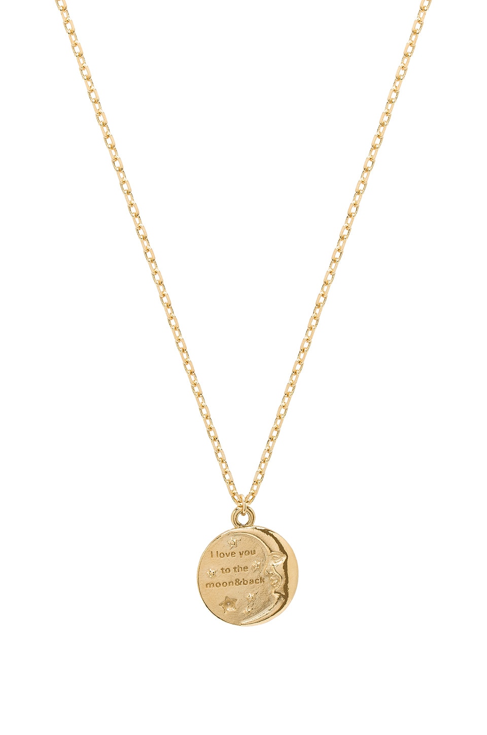 JOOLZ BY MARTHA CALVO TO THE MOON & BACK NECKLACE