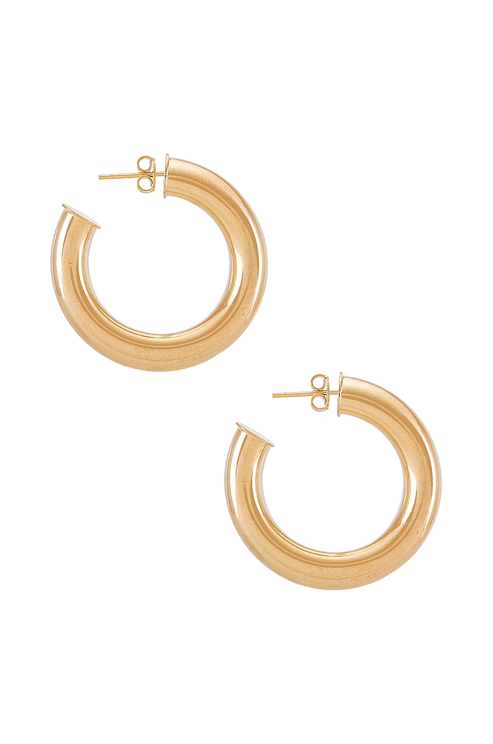 joolz by Martha Calvo Tubular Hoops Earrings in Gold
