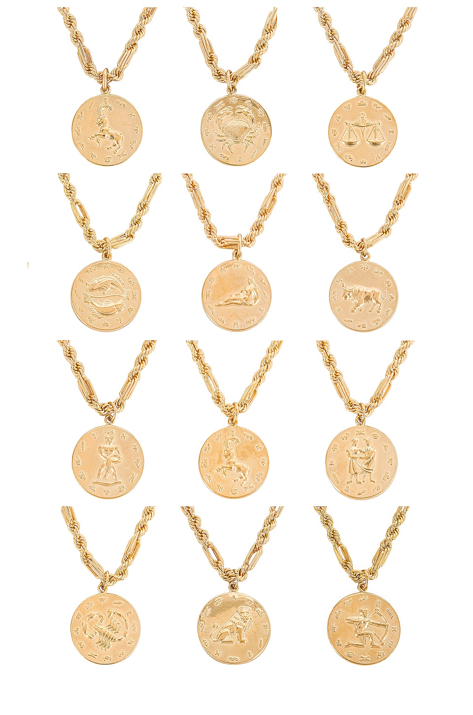 joolz by Martha Calvo COLLIER ZODIAC MEDALLION