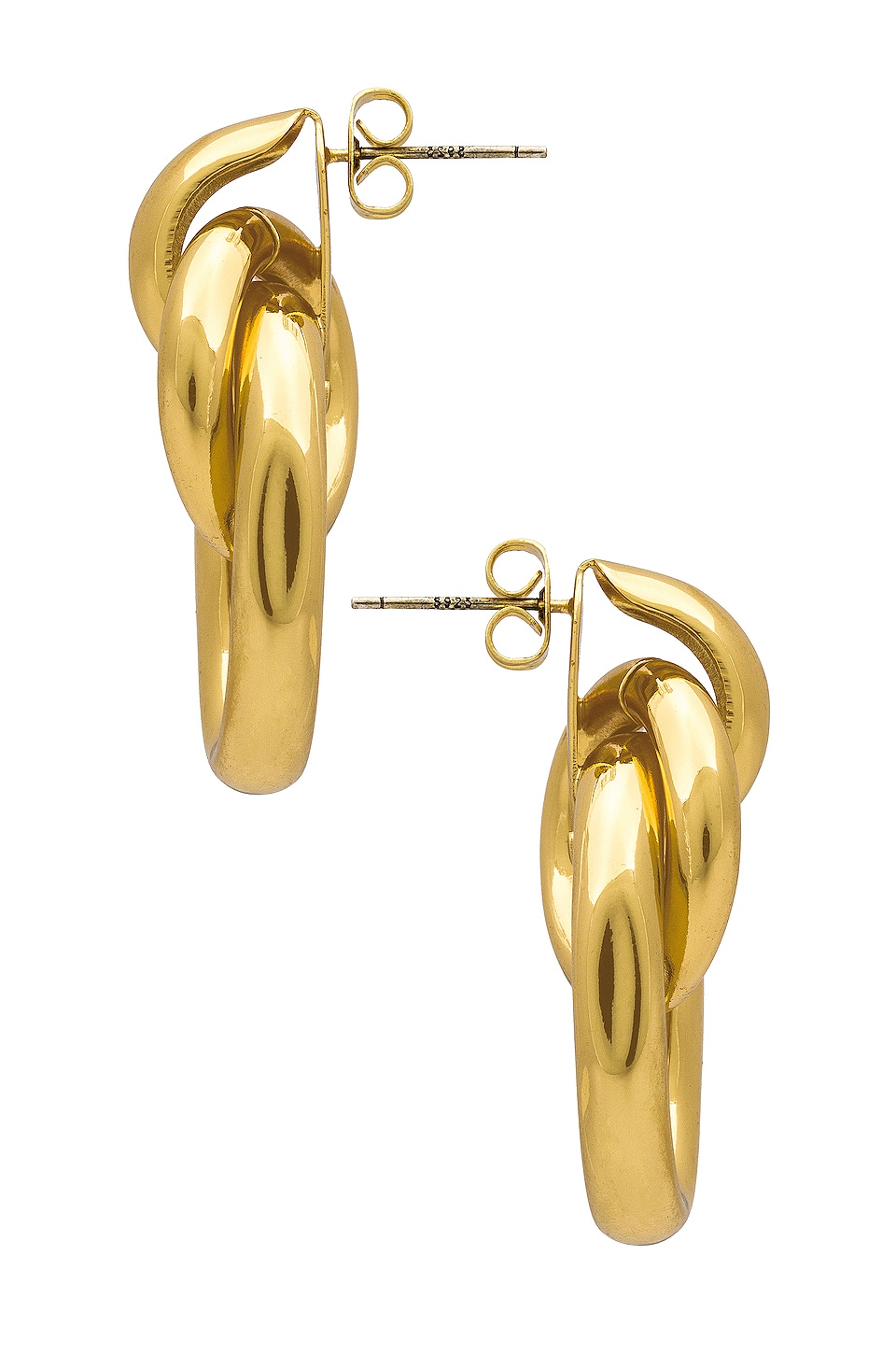joolz by Martha Calvo Ami Hoops in Gold