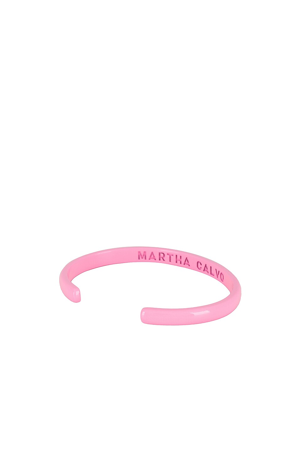 joolz by Martha Calvo Enamel Essential Tube Cuff in Pink