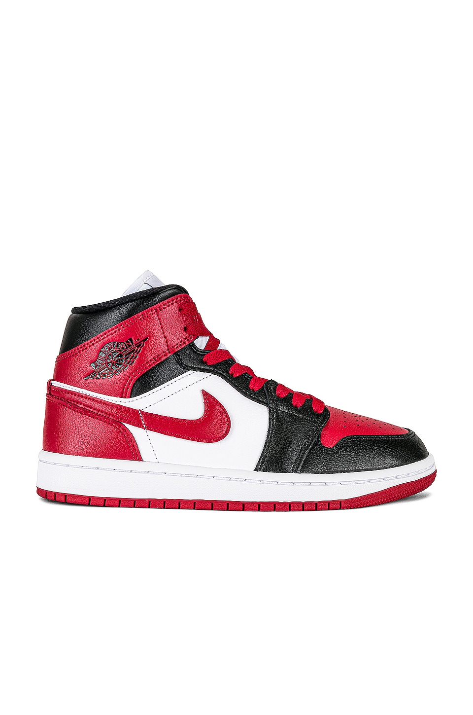 black and red and white jordans