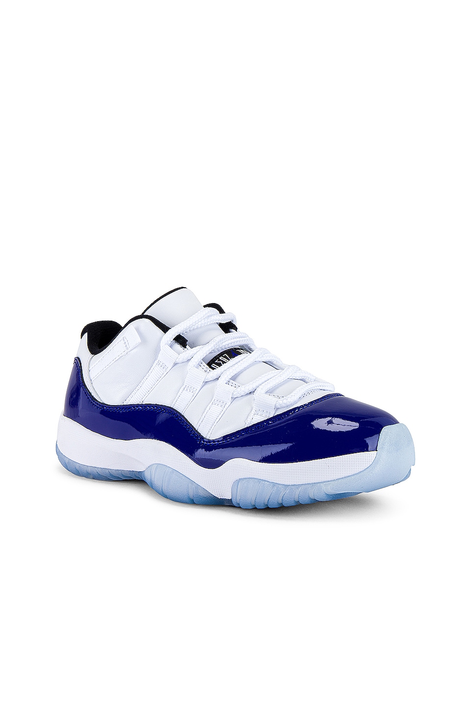 Jordan Air Jordan 11 Retro Low Sneaker in White, Black & Concord | REVOLVE