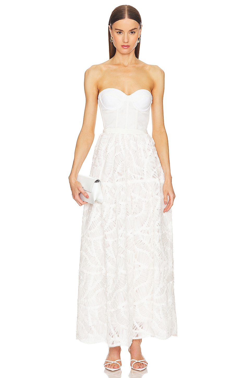 SIMKHAI Mikko Bustier Midi Dress