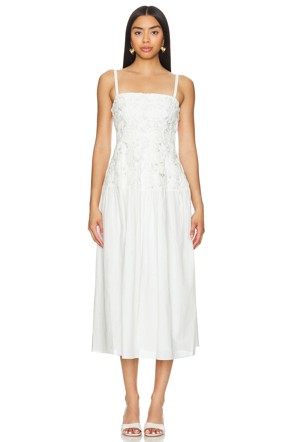 SIMKHAI Veronica Midi Dress