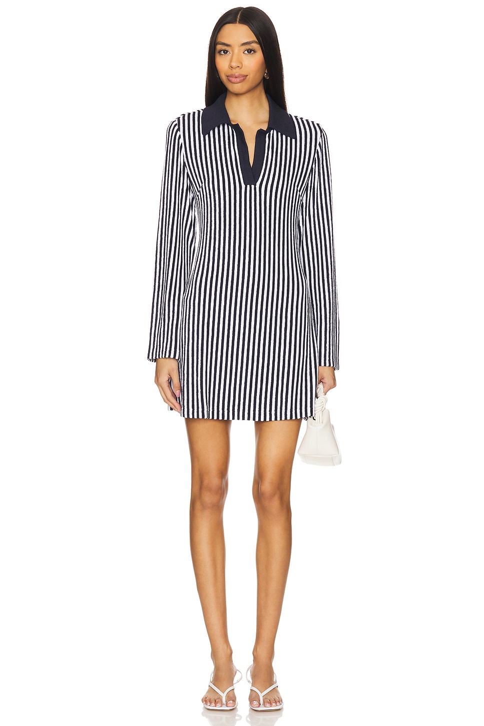 SIMKHAI Jessy Longsleeve Tunic Dress in Midnight Stripe | REVOLVE SIMKHAI Jessy Longsleeve Tunic Dress in Midnight Stripe | REVOLVE