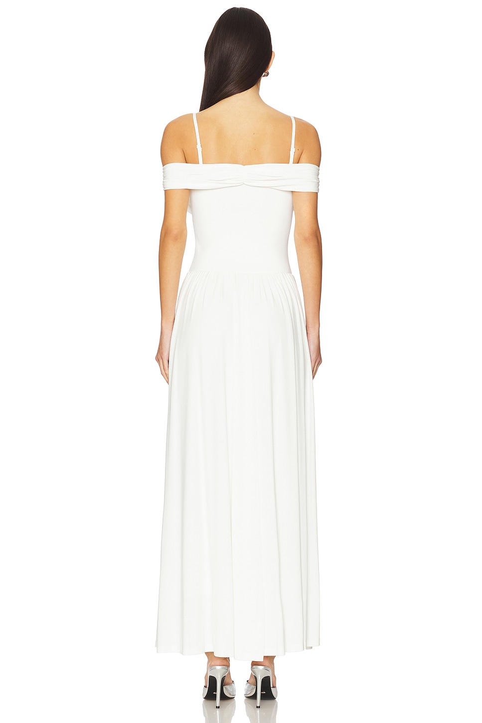 SIMKHAI Amarantha Off The Shoulder Dress in Ivory | REVOLVE