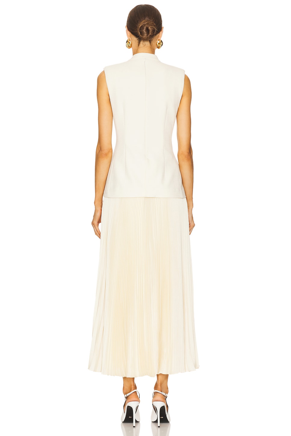 Georgina Sleeveless Vest Midi Dress