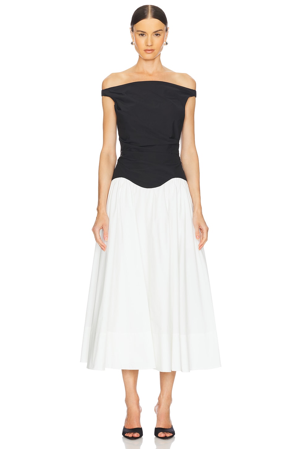 jonathan simkhai dress Paula Checkered Mesh Maxi Dress – Clothe Boutique main image 0