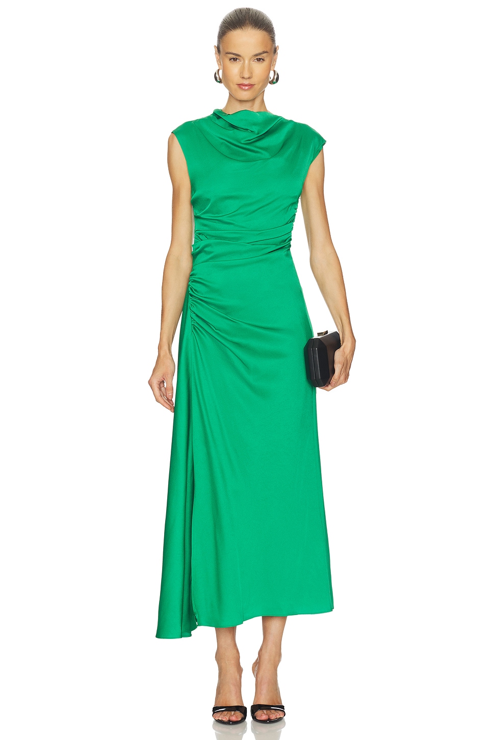 Burke Draped Mini Dress - thumbnail 3