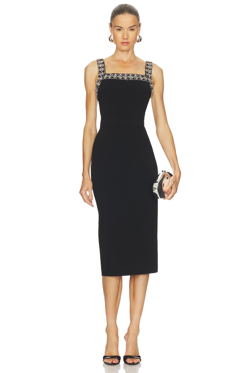SIMKHAI Maude Midi Dress in Black | REVOLVE SIMKHAI Maude Midi Dress in Black | REVOLVE