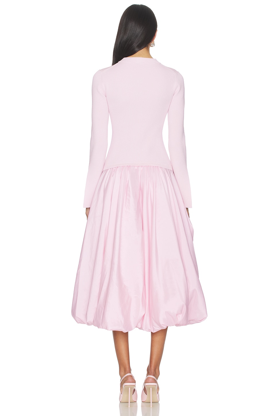 knee length dresses for ladies Midi Blush Dress