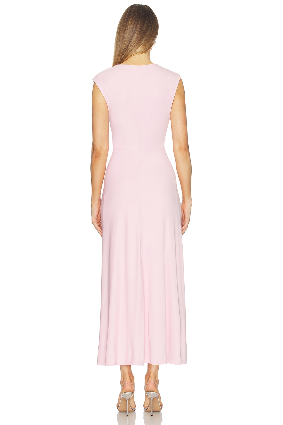 white christmas dresses Ever-Pretty Empire Waist Ruffles Sleeve V-Neck Midi Chiffon Midi Dress main image 0
